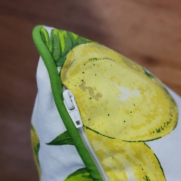 April Cornell Lemon Yellow Decorative Pillow with Zippers 20 x 20 (Quantity 1) - Picture 3 of 10